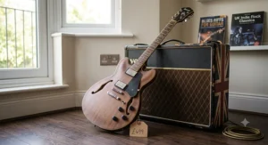Affordable Ibanez Artcore semi-hollow guitar offering exceptional value for UK musicians under five hundred pounds