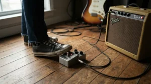 Pairing an overdrive pedal with a valve combo amp for blues to get that singing sustain